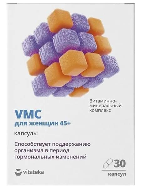Витатека Витаминно-Минеральный Комплекс Vmc Для Женщин 45+ Капс. 0,664 Г №30 (Бад)