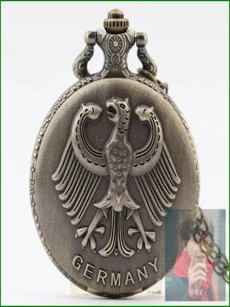 Карманные часы с орлом Replica Antique Flip (винтажные, в стиле ретро, подарок из Германии)