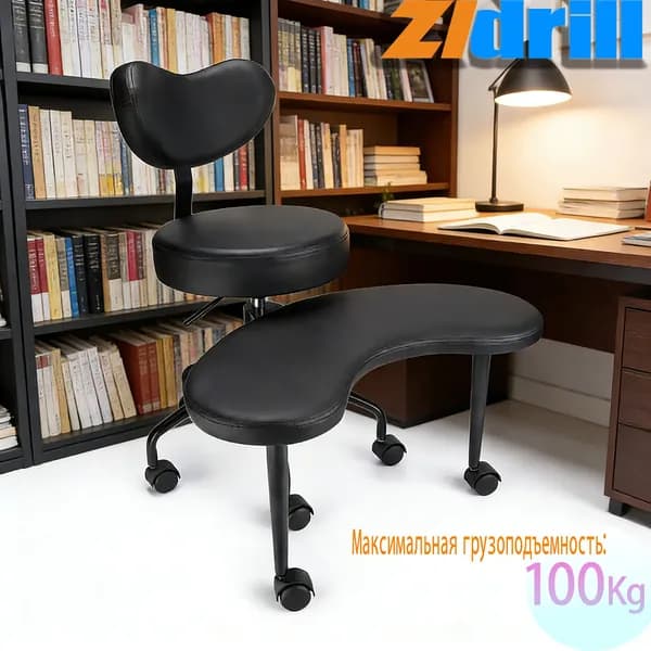 Zldrill Ортопедический стул, Искусственная кожа, черный_ob_CaNK