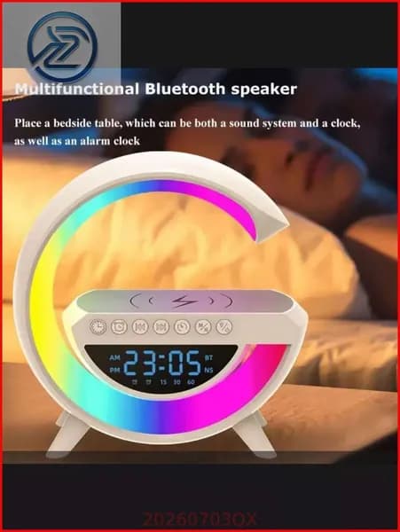 Стильная Bluetooth колонка с ночником для спальни