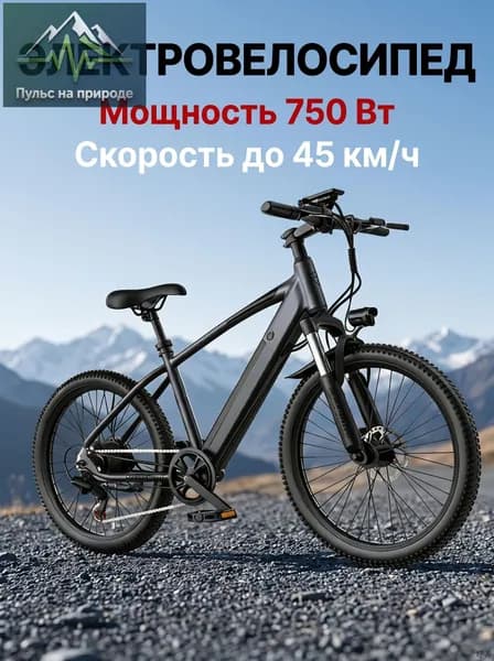 Электровелосипед 2025, 750 Вт