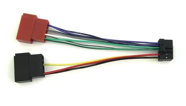 Разъем магнитолы Panasonic, Alpine черный IC-PN2504