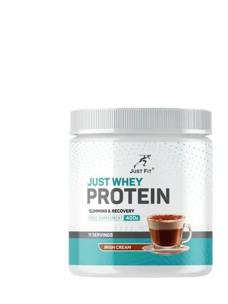 Протеин Ирландские сливки Джаст Фит, Just Fit Just Whey Protein, 400 г. (банка)