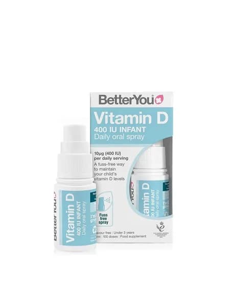 BetterYou D400 Infant Vitamin D Oral Spray Витамин D 400 МЕ для детей, спрей для приема внутрь