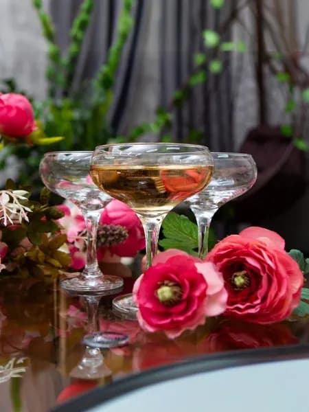 Набор бокалов Pasabahce "Bistro" для шампанского, коктелей, вина 270 мл, стекло, 3 шт