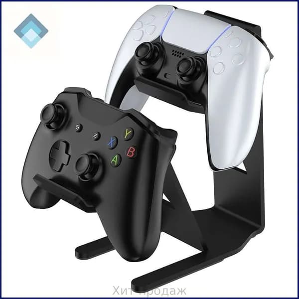 металлический держатель для геймпадов PS5, PS4, Xbox, Switch с противоскользящими вставками и компактным дизайном