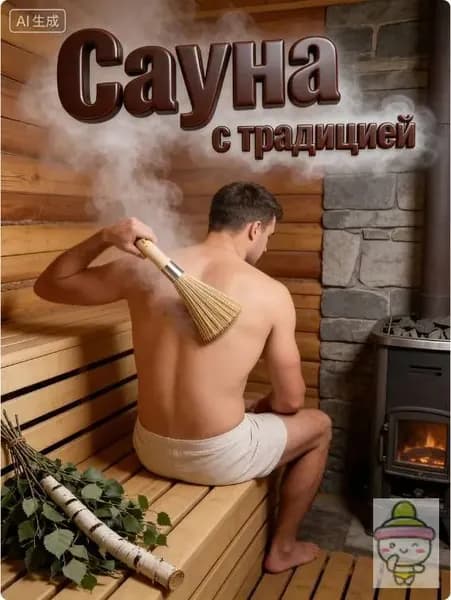 Веник для бани 2 шт.
