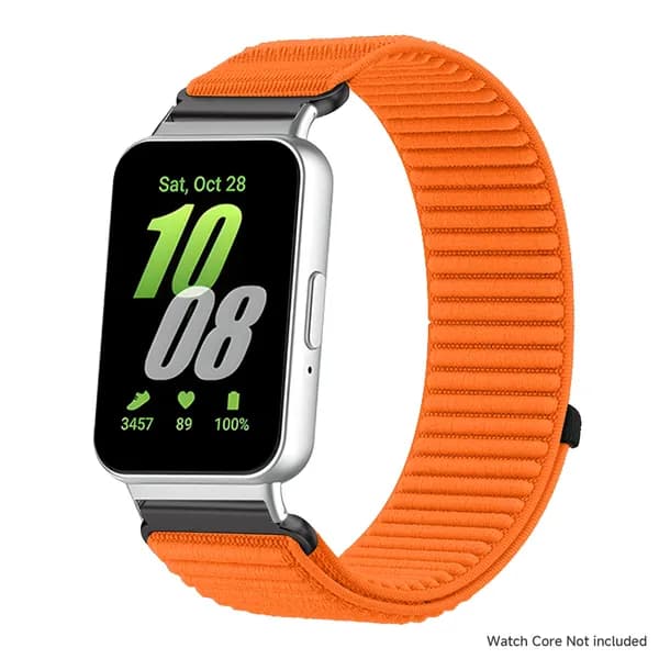 Нейлоновый плетеный ремешок Для Samsung Galaxy Fit3 , Дышащий спортивный ремешок Для Samsung Fit 3, липучка