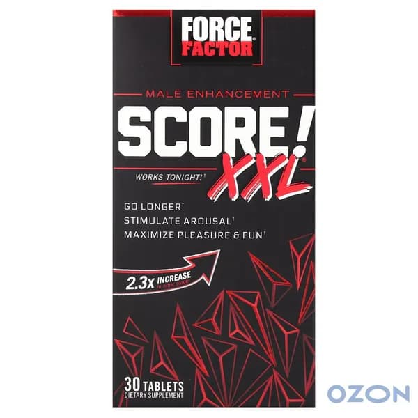 Средство для повышения тестостерона , Score! XXL, 30 таблеток