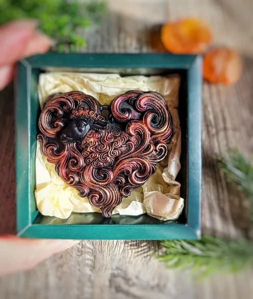 Сувенирное мыло ручной работы Овечка сердце Donum_sopa