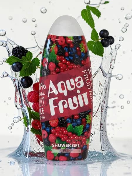 Гель для душа Aqua Fruit Fresh Фруктовый микс, 420 мл