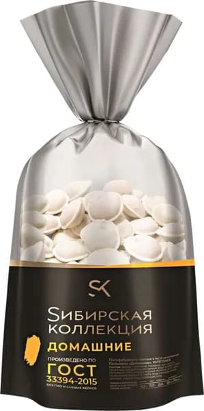 Пельмени СИБИРСКАЯ КОЛЛЕКЦИЯ Домашние, категория В, 700г