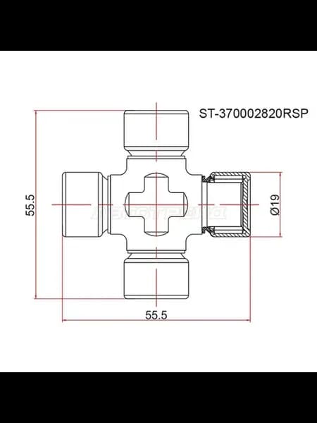 Крестовина RENAULT DUSTER 11-
