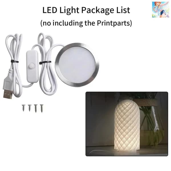 Для Bambu Lab LED Light Model Kit Детали 3D-принтера.