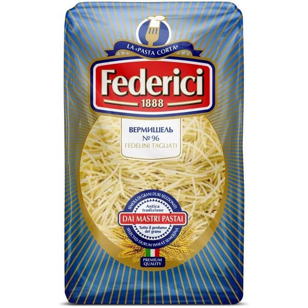 Макаронные изделия Federici Вермишель No 96 400 г