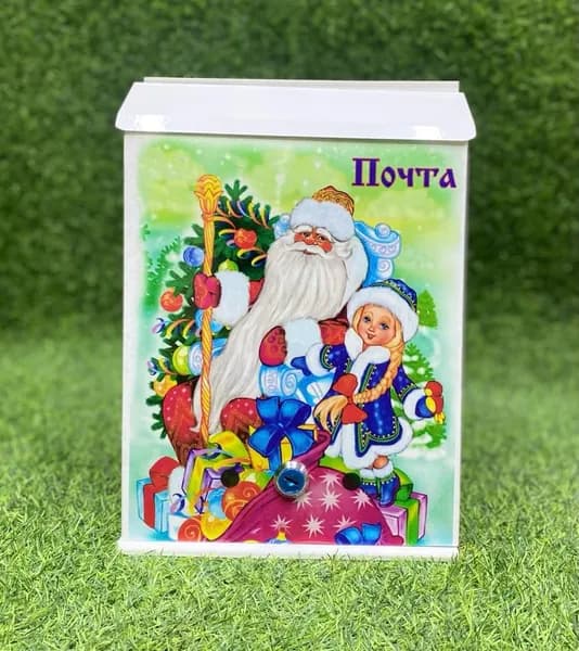 Почтовый ящик уличный, металлический "Новый Год Классик" (100-131)