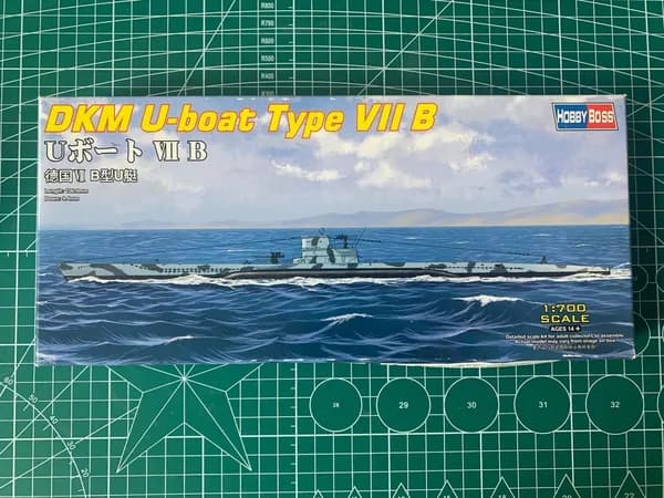 HOBBYBOSS 1/700 87008 Немецкая подводная лодка тип VII B сборная модель корабля