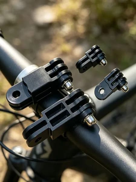 Набор из 4-х прямых удлинителей разных направлений для GoPro (50 и 35 мм) Крепление на шлем