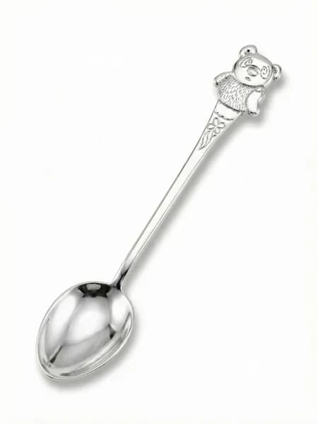 Ложка серебряная детская