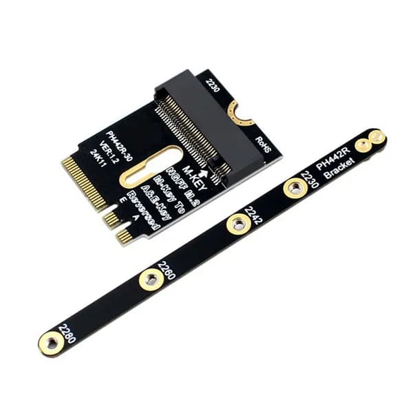 Адаптер M.2 Wifi для Nvme SSD PCIe4.0 M2 NGFF Key A+E Card Raiser для модуля WiFi/WWAN/LTE