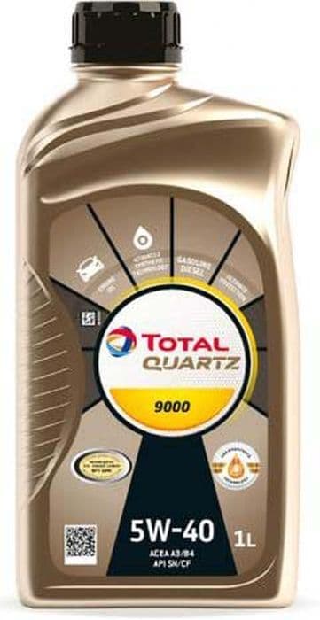 Total QUARTZ 9000 5W-40 Масло моторное, Синтетическое, 1 л