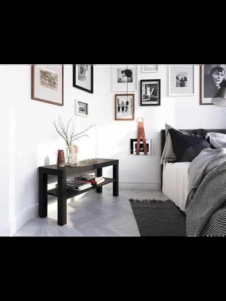 LIKE журнальный стол 90х26 см (аналог IKEA) черный