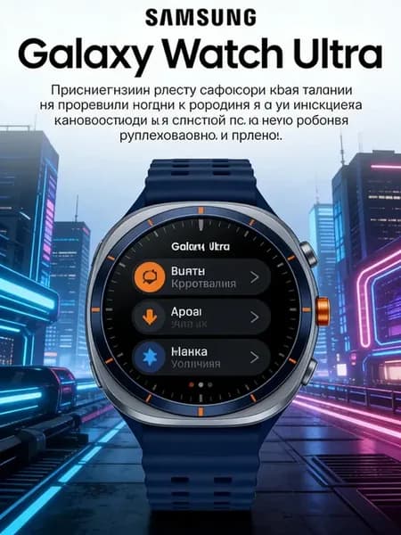 Galaxy Watch Ultra — мужские смарт часы