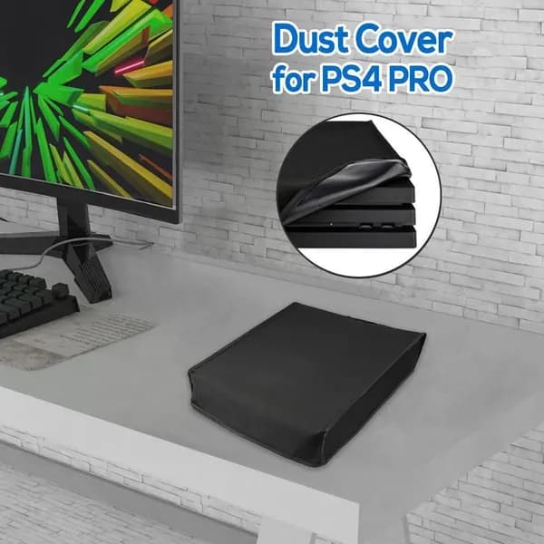 Чехол-пылезащита для консоли PlayStation 4 Pro черный
