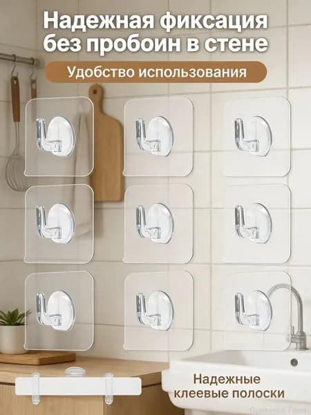 Рейлинг для кухни, ванной х 6 см х 6 см х 10 предм.