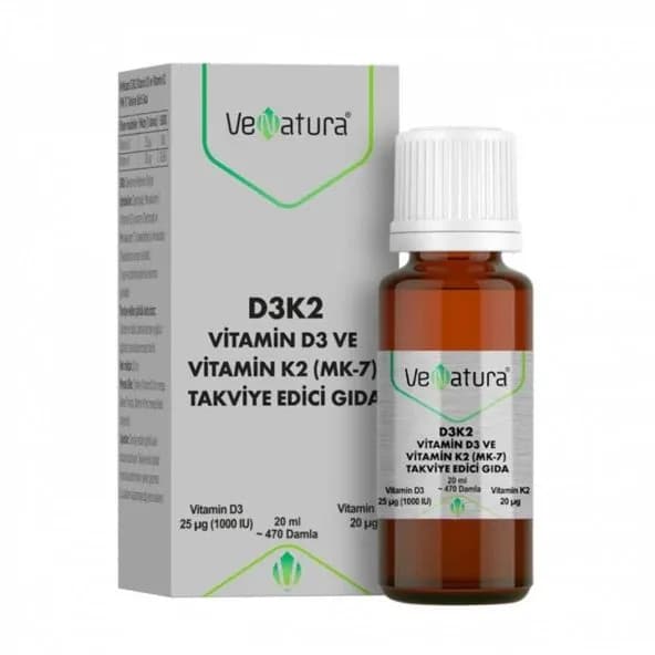 VeNatura D3 K2 Капли 20 мл