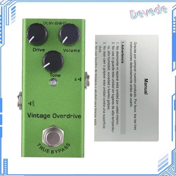 Мини-гитара Винтажный эффектор овердрайва