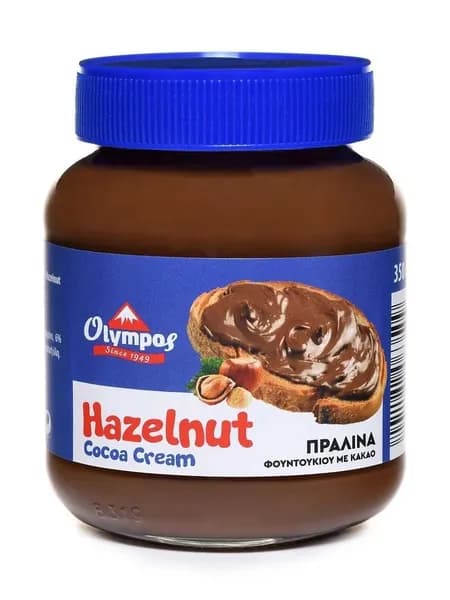 Шоколадная паста с фундуком без глютена, Olympos (Олимпос), 350г