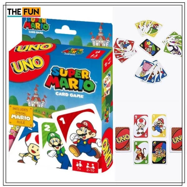 Настольная карточная игра UNO Mario карт, Привет, Новая версия игры для всей семьи