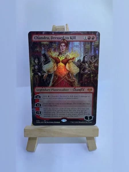 Эксклюзив Magic: Chandra без рамок фольга, Chalice of Void, Dark Depths + японские версии + чехол в подарок