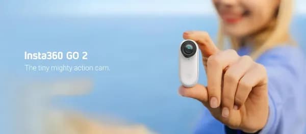 Мини Экшн-камера Insta360 GO 2, стабилизация FlowState, водонепроницаемая Спортивная камера 64GB