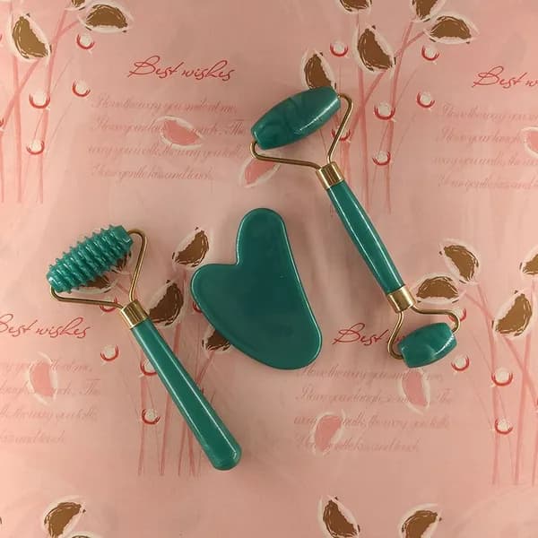 набор массажных роликов Gua sha из 3 частей