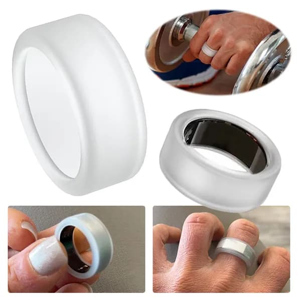 Силиконовый чехол для кольца Oura Gen 3, белый, размер M (11 13)