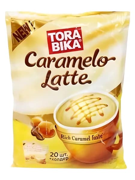 Напиток кофейный ToraBika Caramelo Latte (Индонезия) 20 стиков по 25 гр.