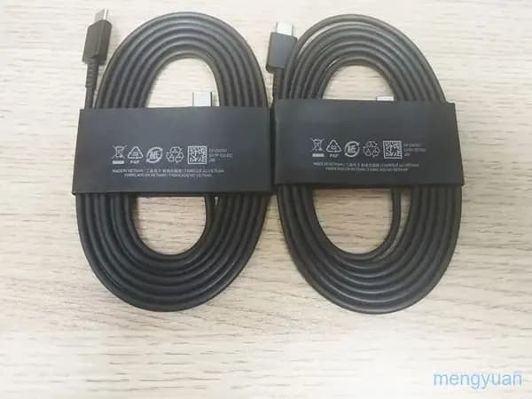 usb-c к usb-c кабель для быстрой зарядки samsung s23, 1.8 м, черный, без упаковки