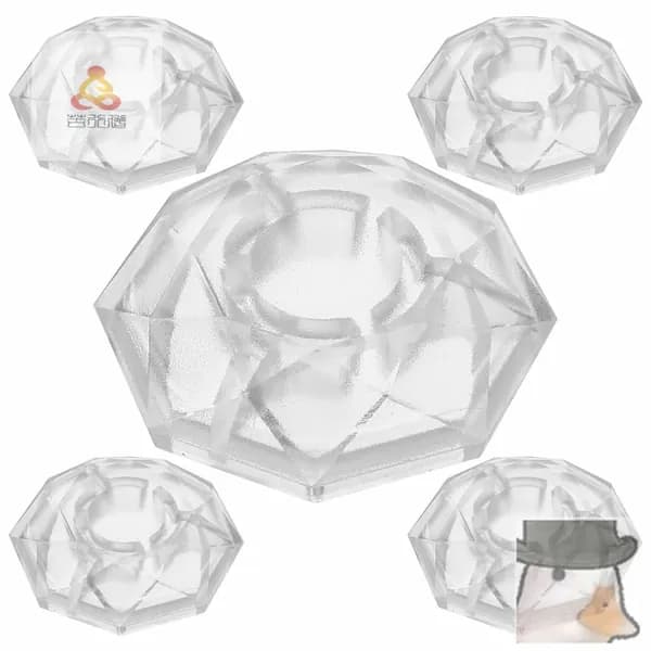 Прочный Колпачок Для Гитарного Футсвича 5 Штук Размер 3.10X3.10X0.80Cm