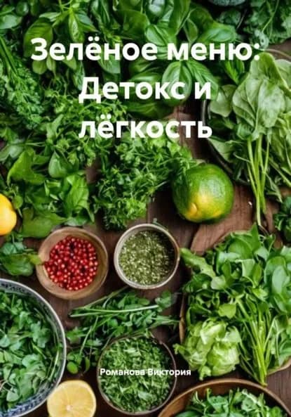 Зелёное меню: Детокс и лёгкость | Романова Алексеевна Виктория | Электронная книга