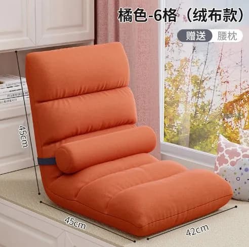 Кресло-мешок, Велюр искусственный, Размер S,оранжевый