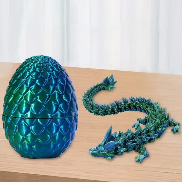 3D-печать дракона в хрустальном яйце