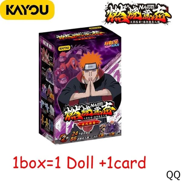Kayou Naruto Blind Box Vol.2 - фигурки Саске, Пэйн, Курама, Мадара, 1 карта