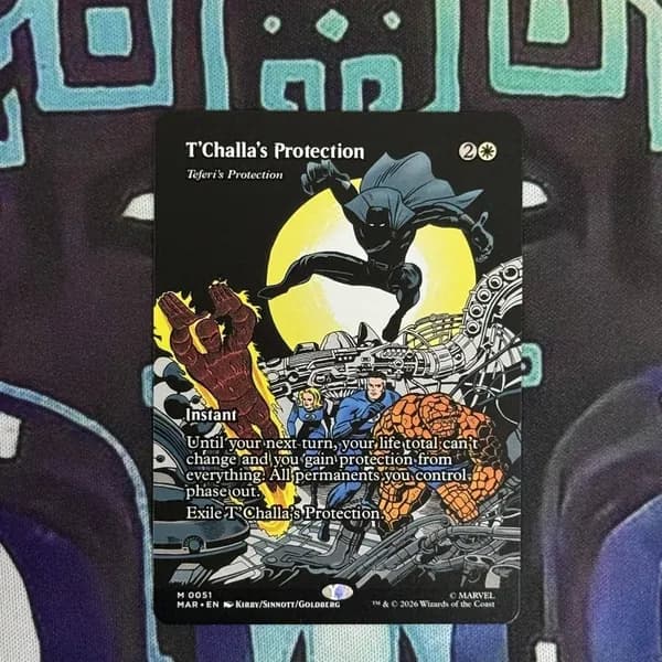 Кастомные прокси-карты высокого качества, MTG PROXY CARDS фойловые карты не, стандартный размер T'Challa's Protection#51
