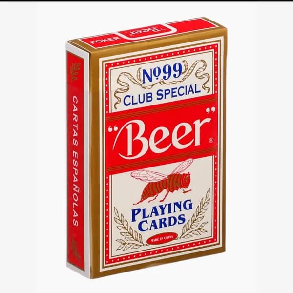 Карты игральные 54 шт. Beer, красная рубашка