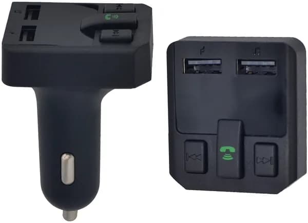 Автомобильный Bluetooth FM модулятор-трансмиттер X23 /Автомобильное зарядное устройство 2 USB порта