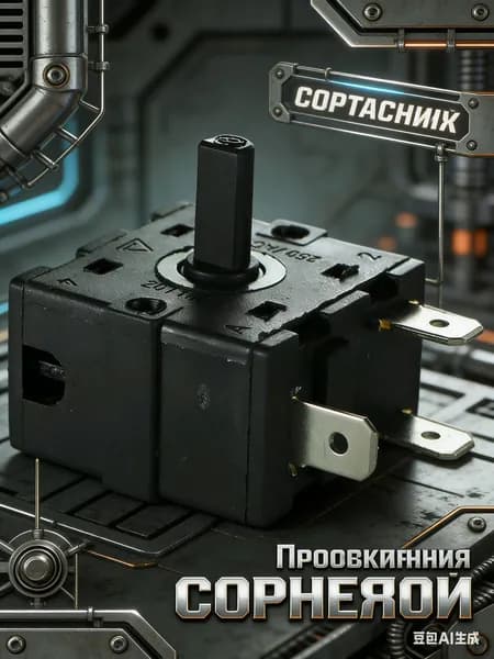 Универсальный электрический переключатель типа D (3-контактный)