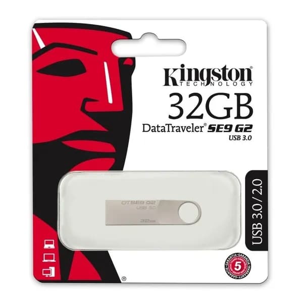 Флешка USB 2.0 32Gb - Flash накопитель / Внешний флеш-диск / для компьютера и ноутбука