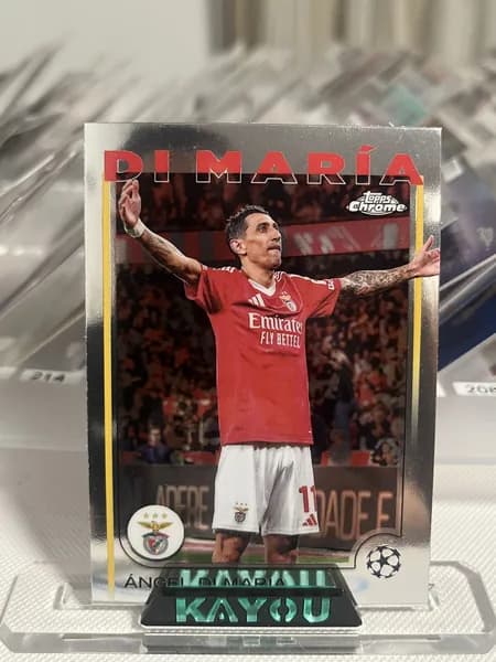 Карточка Topps Chrome 2024-25 Анхель Ди Мария, Бенфика